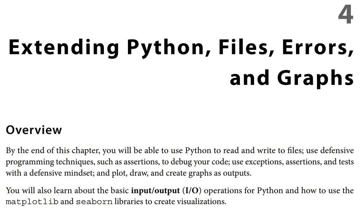 فصل 4 کتاب The Python Workshop ویرایش دوم