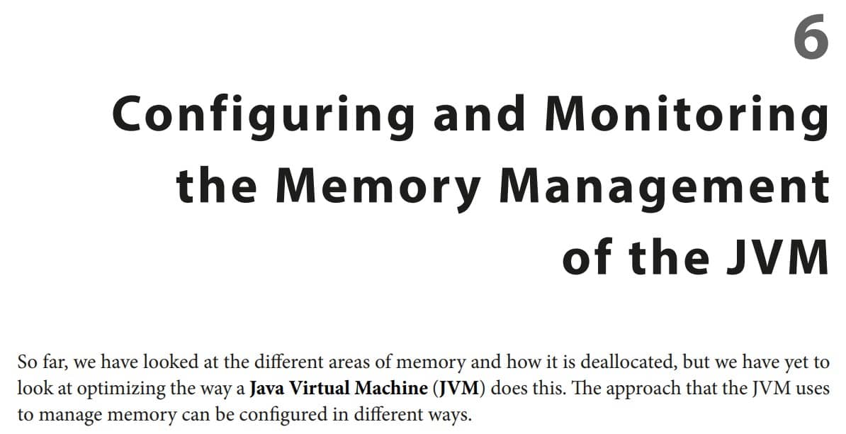 فصل 6 کتاب Java Memory Management