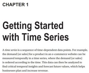 فصل 1 کتاب Time Series Algorithms Recipes