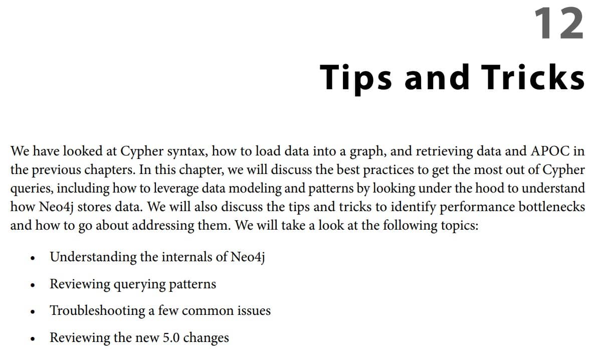فصل 12 کتاب Graph Data Processing with Cypher