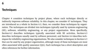 فصل 6 کتاب Software Reliability Techniques for Real-World Applications