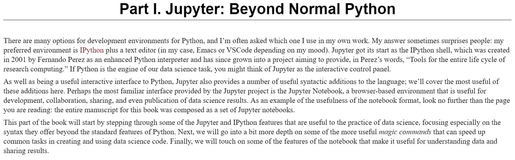 بخش 1 کتاب Python Data Science Handbook ویرایش دوم