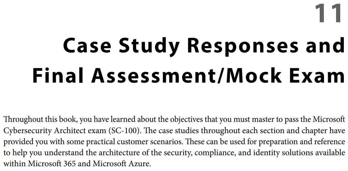 فصل 11 کتاب Microsoft Cybersecurity Architect Exam Ref SC-100