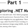 بخش 1 کتاب .NET MAUI Cross-Platform Application Development ویرایش دوم