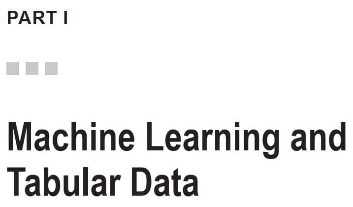 بخش 1 کتاب Modern Deep Learning for Tabular Data