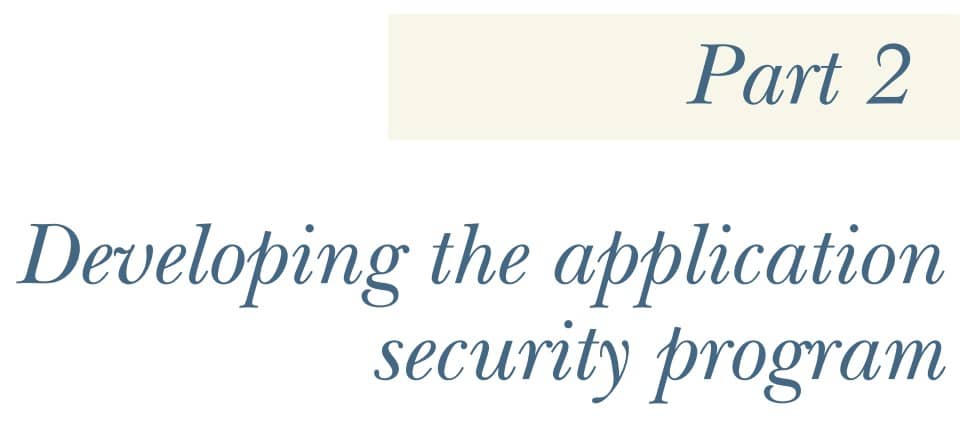 قسمت 2 کتاب Application Security Program Handbook