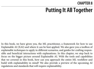 فصل 8 کتاب Explainable AI for Practitioners