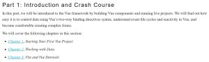 قسمت 1 کتاب Frontend Development Projects with Vue.js 3 ویرایش دوم