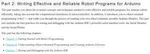 بخش 2 کتاب Practical Arduino Robotics