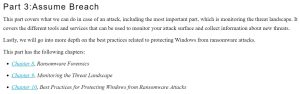 بخش 3 کتاب Windows Ransomware Detection and Protection