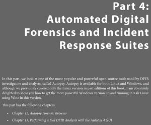 قسمت 4 کتاب Digital Forensics with Kali Linux ویرایش سوم
