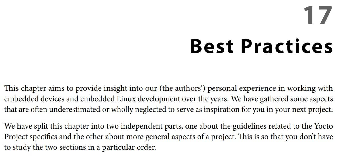 فصل 17 کتاب Embedded Linux Development Using Yocto Project ویرایش سوم