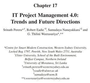 فصل 17 کتاب Managing Information Technology Projects