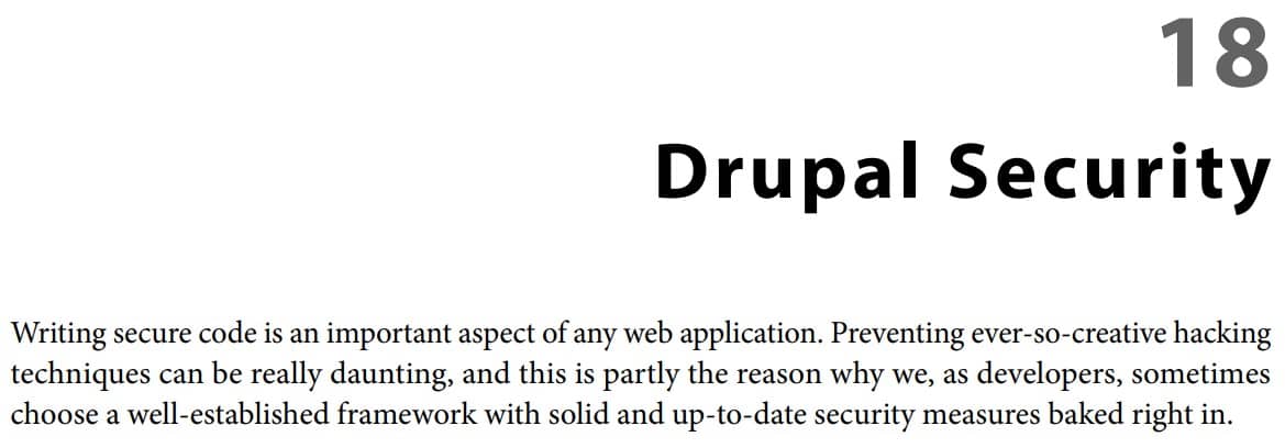 فصل 18 کتاب Drupal 10 Module Development ویرایش چهارم