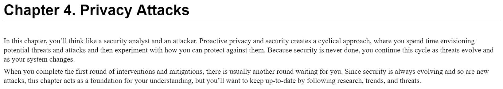 فصل 4 کتاب Practical Data Privacy