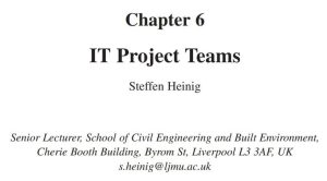 فصل 6 کتاب Managing Information Technology Projects
