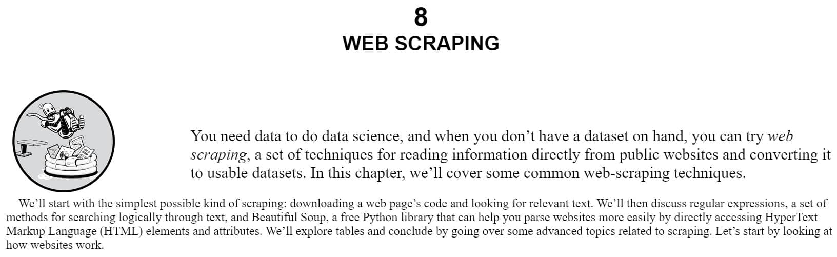 فصل 8 کتاب Dive Into Data Science
