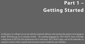 قسمت 1 کتاب .NET MAUI for C# Developers