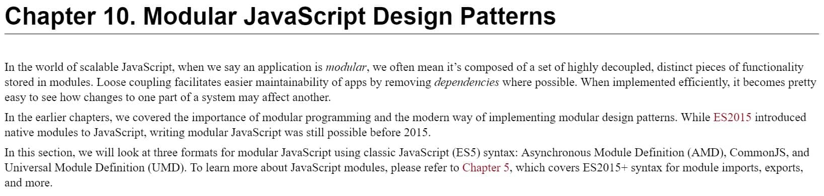 فصل 10 کتاب Learning JavaScript Design Patterns ویرایش دوم