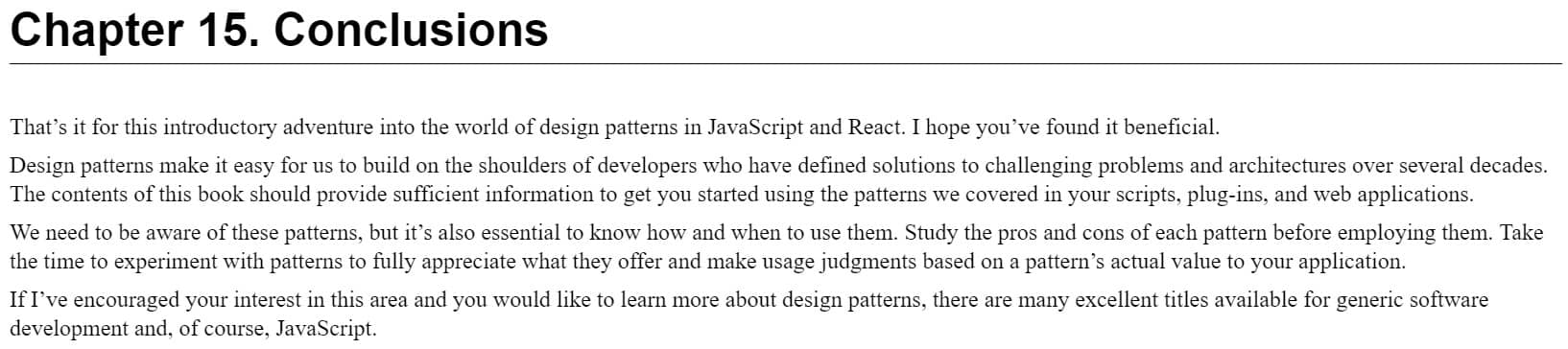 فصل 15 کتاب Learning JavaScript Design Patterns ویرایش دوم