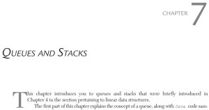 فصل 7 کتاب Data Structures in Java
