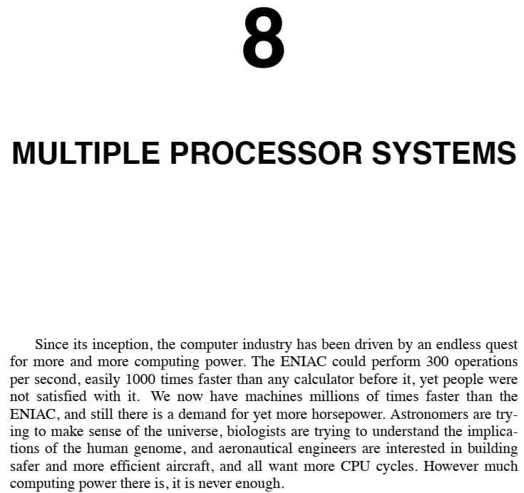 فصل 8 کتاب Modern Operating Systems ویرایش پنجم