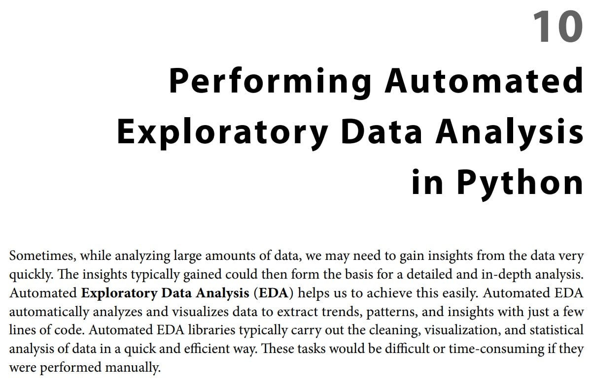 فصل 10 کتاب Exploratory Data Analysis with Python Cookbook