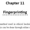 فصل 11 کتاب Ethical Hacking