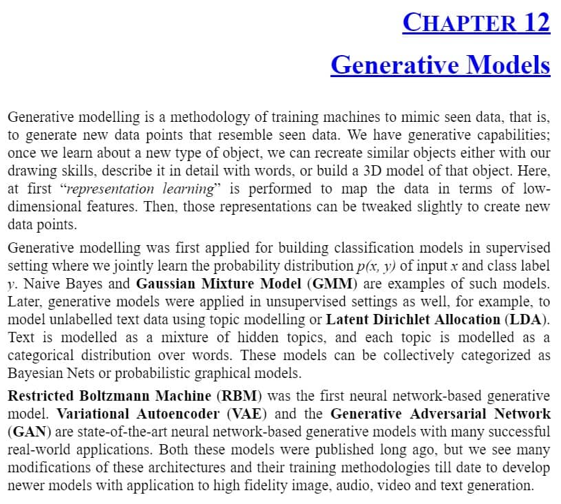 فصل 12 کتاب Practical Mathematics for AI and Deep Learning