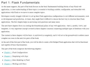 بخش 1 کتاب Flask Framework Cookbook ویرایش سوم