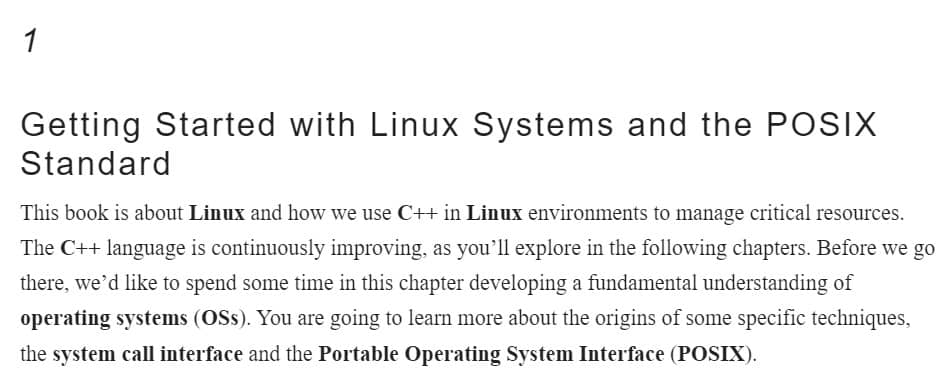فصل 1 کتاب C++ Programming for Linux Systems