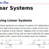 فصل 1 کتاب Linear Algebra ویرایش چهارم