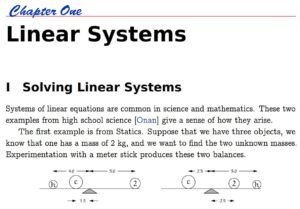 فصل 1 کتاب Linear Algebra ویرایش چهارم