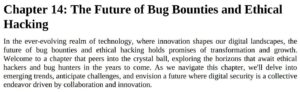 فصل 14 کتاب Bug Bounty Decoded