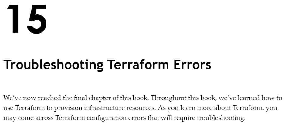 فصل 15 کتاب Terraform Cookbook ویرایش دوم