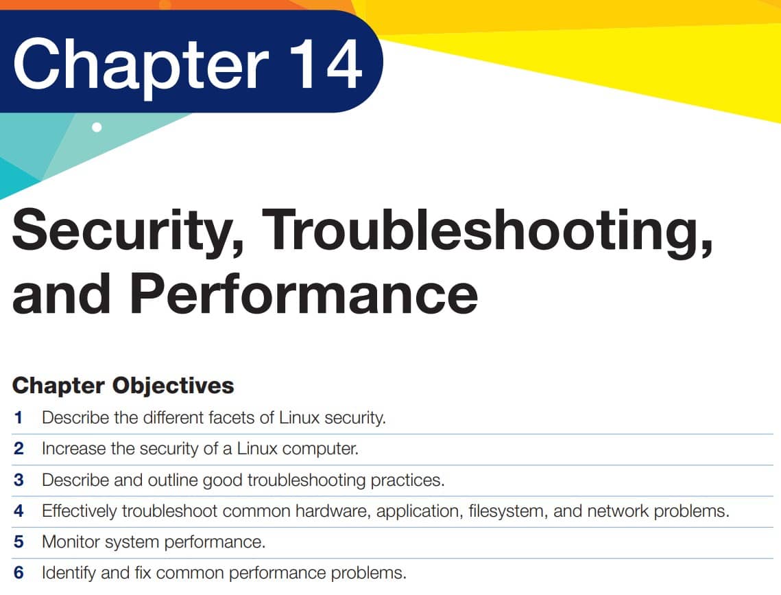 فصل 14 کتاب Linux+ and LPIC-1 Guide to Linux Certification ویرایش ششم