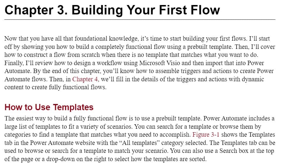 فصل 3 کتاب Learning Microsoft Power Automate