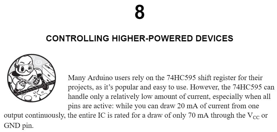 فصل 8 کتاب Arduino for Arduinians