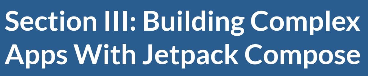 بخش 3 کتاب Jetpack Compose by Tutorials ویرایش دوم