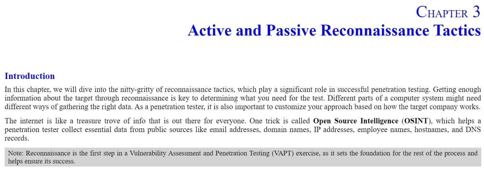 فصل 3 کتاب Advanced Penetration Testing with Kali Linux