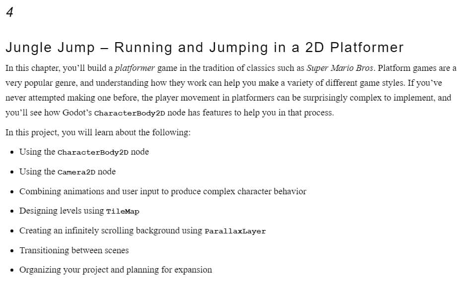 فصل 4 کتاب Godot 4 Game Development Projects ویرایش دوم