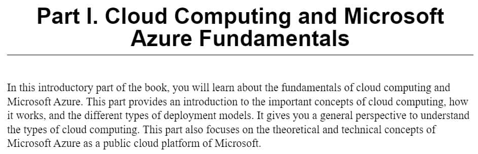 بخش 1 کتاب Learning Microsoft Azure