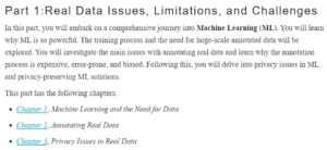 قسمت 1 کتاب Synthetic Data for Machine Learning