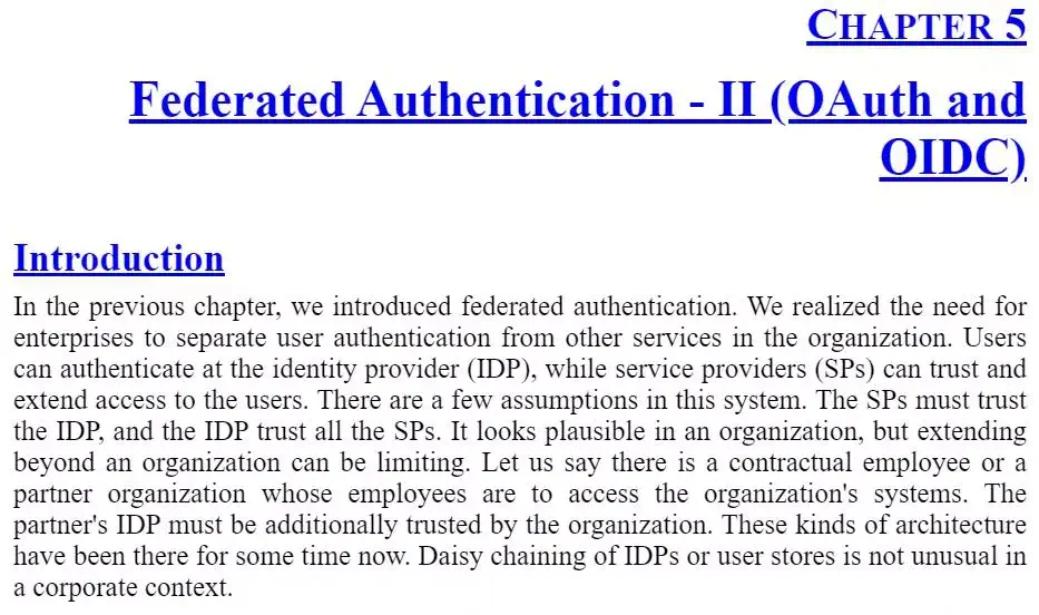 فصل 5 کتاب Ultimate Web Authentication Handbook