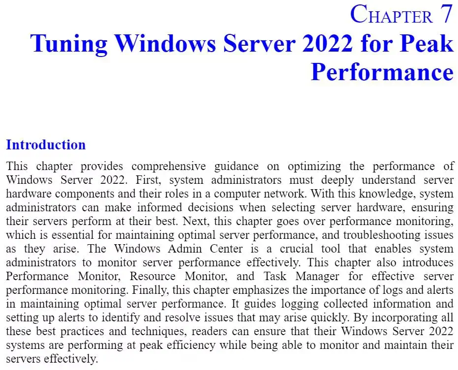 فصل 7 کتاب Installing and Configuring Windows Server 2022