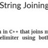 String Joining