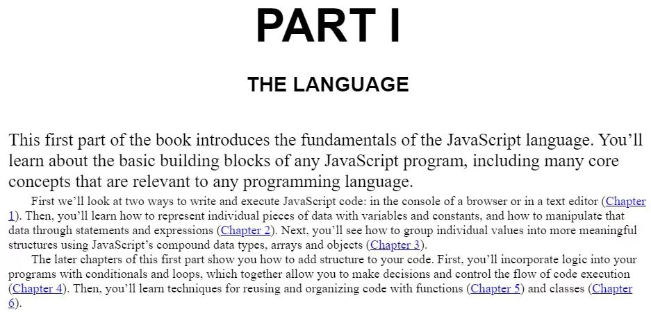 قسمت 1 کتاب JavaScript Crash Course
