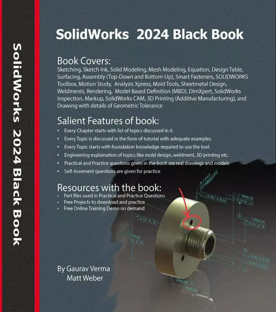 کتاب SolidWorks 2024 Black Book