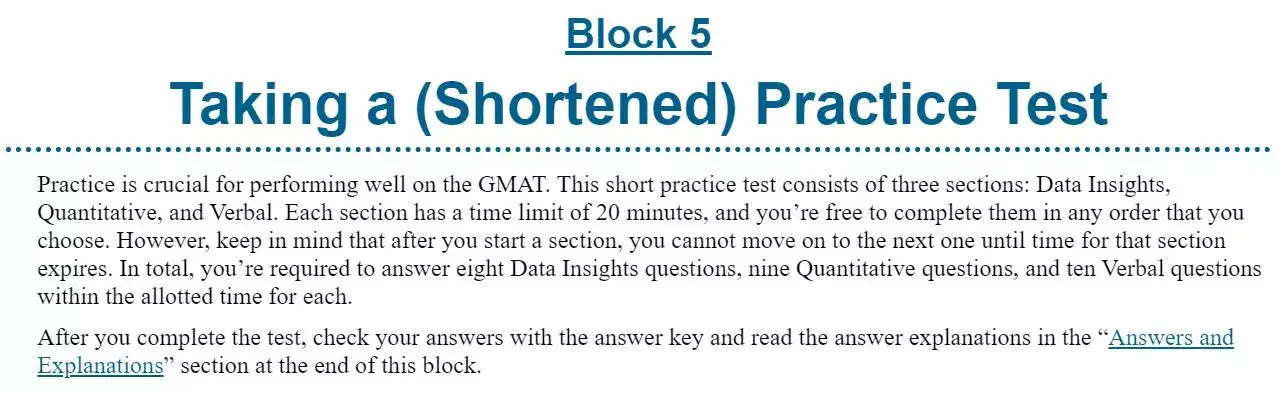 بلوک 5 کتاب GMAT 5-Hour Quick Prep For Dummies