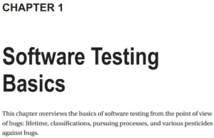 فصل 1 کتاب Modern Software Testing Techniques